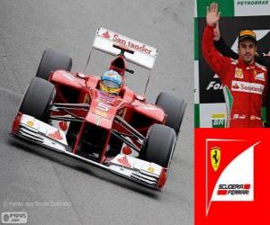 Puzzle Fernando Alonso - Ferrari - Grand Prix της Βραζιλίας 2012, 2º ταξινομούνται